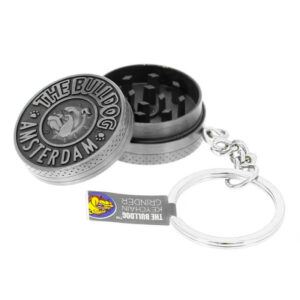 Porte-clé mini Grinder Métal - The Bulldog porte-clé mini grinder Delta 9 THC France