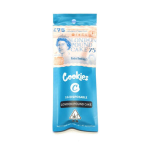 London Pound Cake, Vape CBC 1000mg, Cookies, London Pound Cake 75