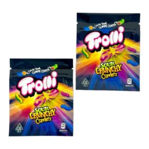 TrROLLI SOUR CRUNCHY CRAWLWES France trrolli sour crunchy Delta 9 THC France