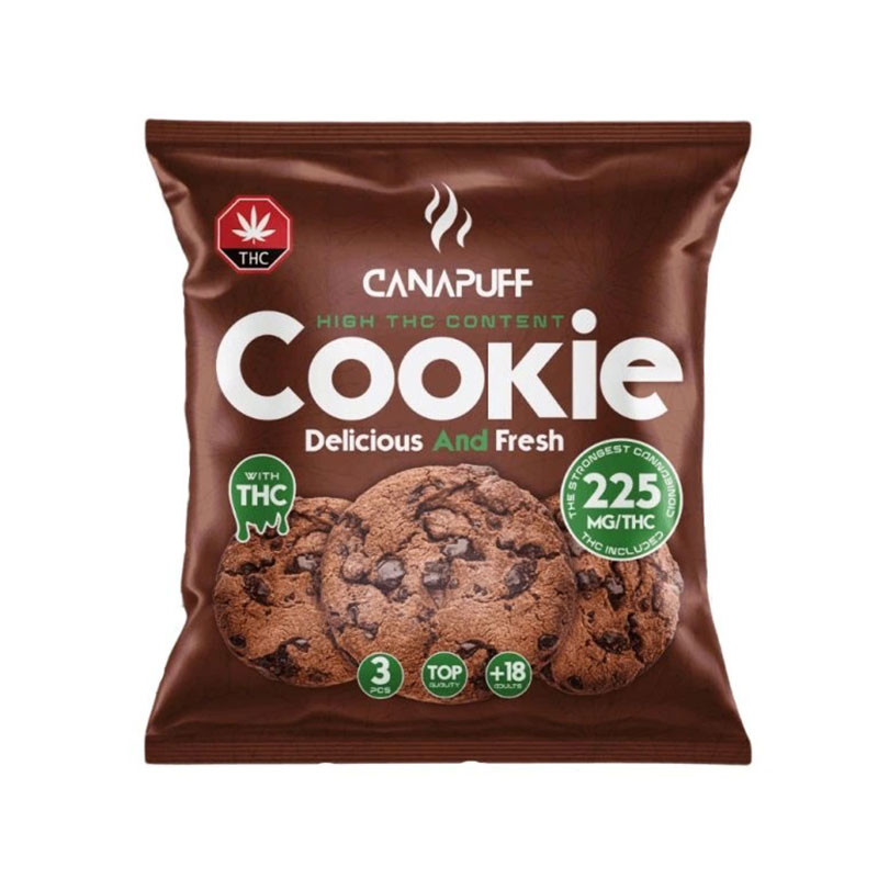 Cookies Thc 225mg Cookies THC 225mg, Canapuff, Chocolat