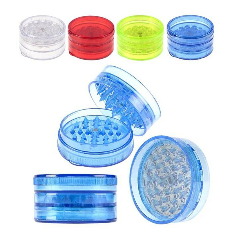 Grinder Plastique 60mm - 4 Parties - Buddies grinder plastique 60mm Delta 9 THC France