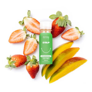 Sirop THC 200mg - Puffy - 60ml - Strawberry Mango sirop thc 200mg Delta 9 THC France