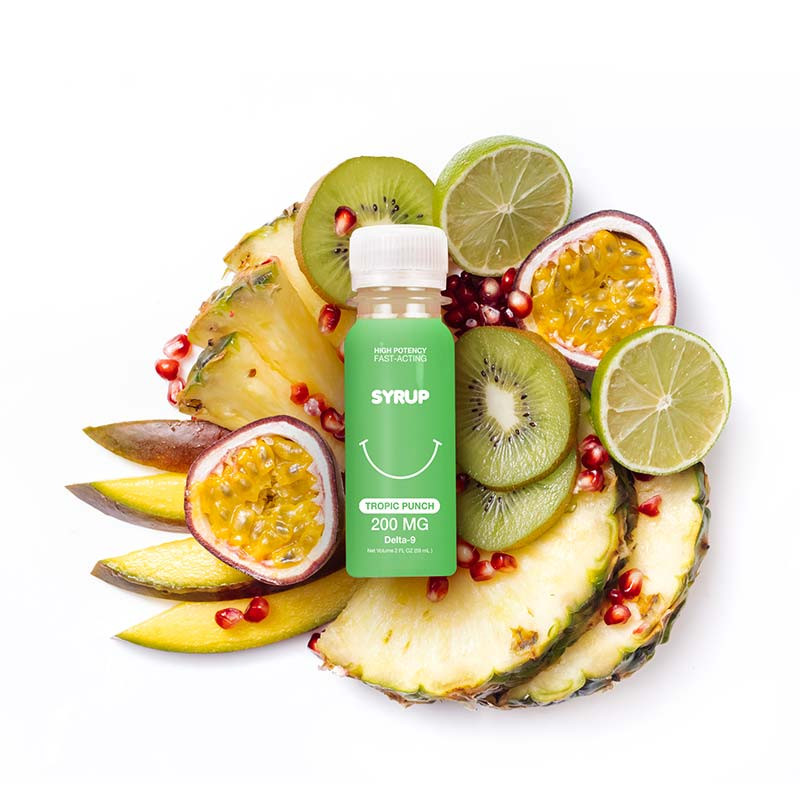 Sirop THC 200mg - Puffy - 60ml - Tropical Punch sirop thc 200mg Delta 9 THC France