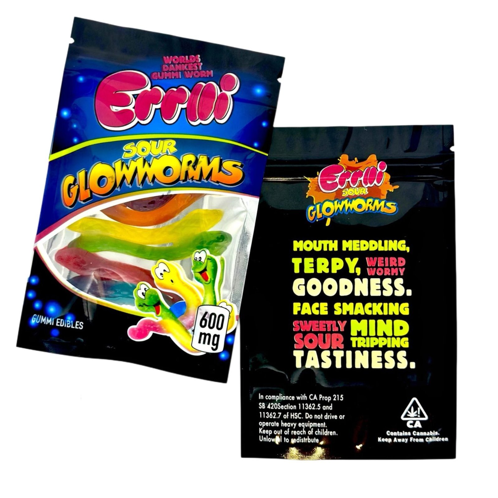 ERRLI SOUR GLOWWORMS France errli sour glowworms Delta 9 THC France