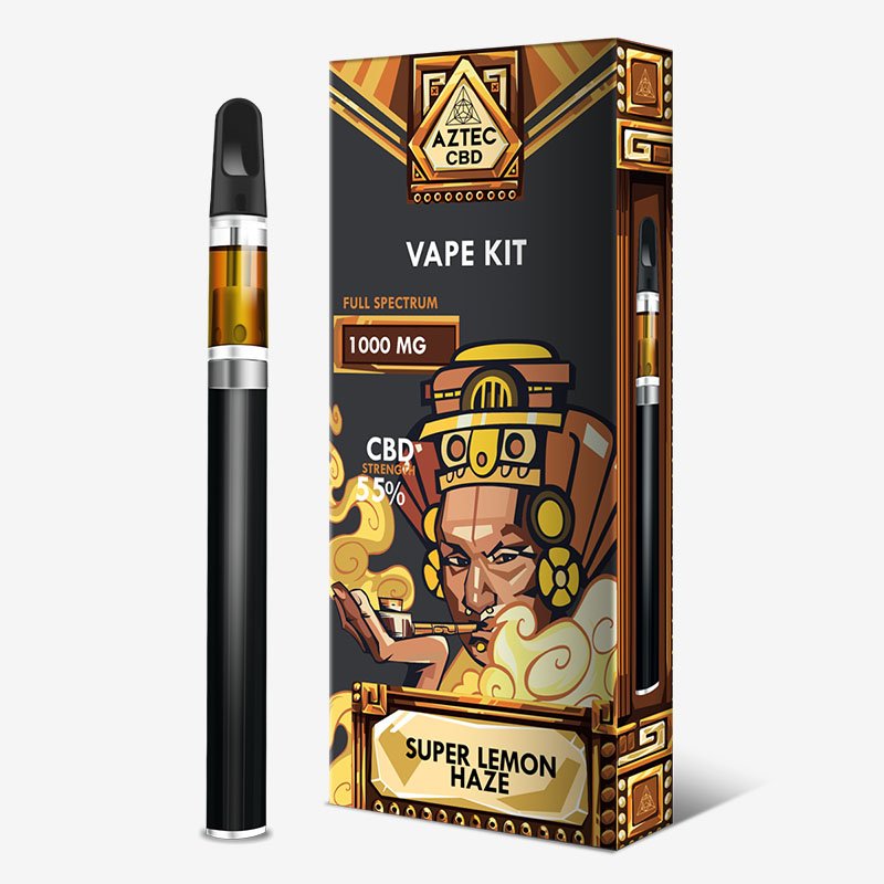 Aztec Full Spectrum CBD Vape Kit 1000mg France aztec full spectrum Delta 9 THC France