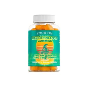 Cycling Frog Cycling Frog, 5mg THC + 25mg CBD Gummies, Mango-Pineapple, F