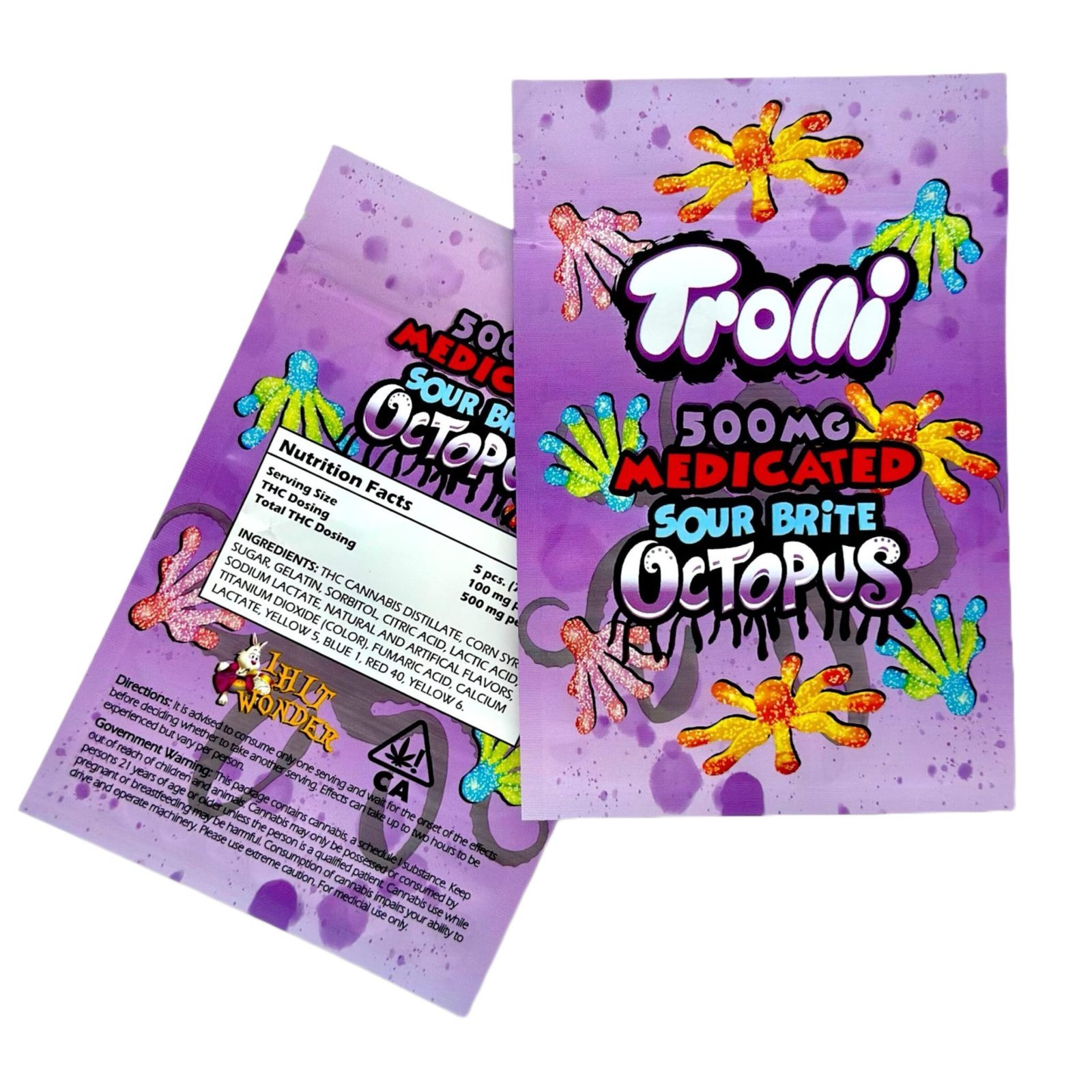 TROLLI SOUR OCTOPUS France trolli sour octopus Delta 9 THC France