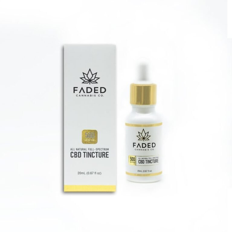 Huile et teinture THC CBD compte gouttes