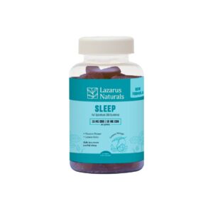Lazarus Naturals Lazarus Naturals, CBD Sleep Gummies, Lemon Mango, Full Spect