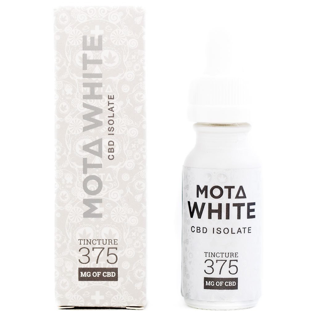MOTA White CBD Tincture France (375mg CBD) mota white cbd Delta 9 THC France