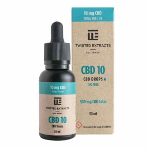 Twisted Extracts Oil Drops CBD France Orange (300mg CBD 30ml) twisted extracts oil Delta 9 THC France