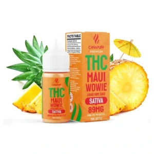 CanaPuff Maui Wowie 89mg THC Liquid, 30 ml France canapuff maui wowie Delta 9 THC France